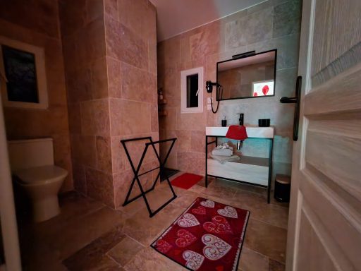 Salle de bain avec douche italienne